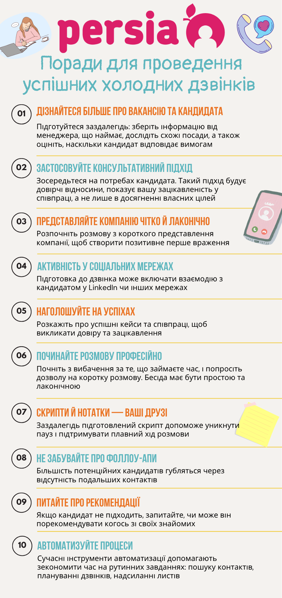 Холодні дзвінки в рекрутингу