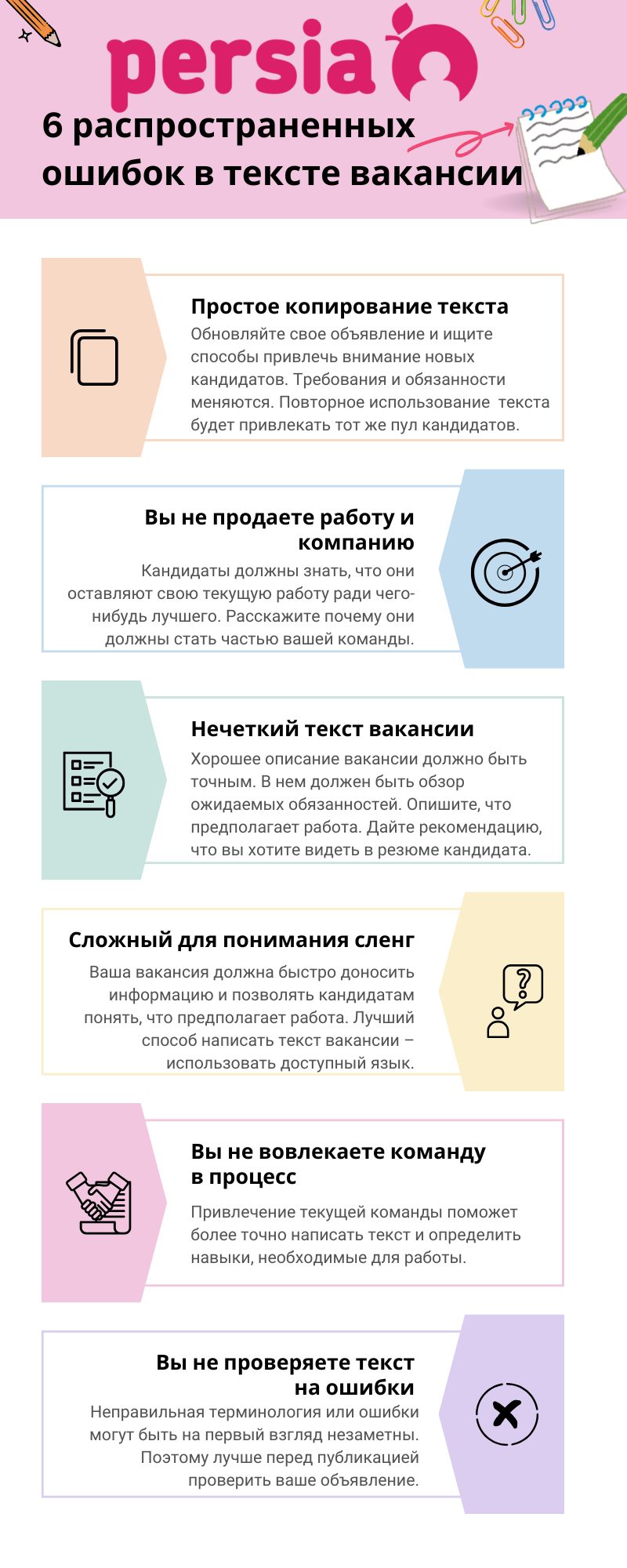 6 поширених помилок в тексті вакансії